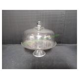 11.5" Round Glass Cake Keeper w/ Dome Lid