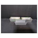 (3) Aluminum Loaf Pans