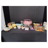 Lead Crystal Vase, Figurines, Glass Bowls & More