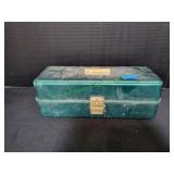 Vintage Plastic Tackle Box w/ Sockets & More