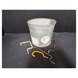 Bucket w/ Multi-Purpose Garage Hooks
