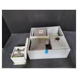 (6) Metal Electrical Boxes