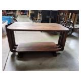Wood 2-Tier Coffee Table