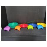 (8) Great Plates & (8) Turtleback Drink Holders