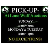 PICKUP DATES - PLEASE FOLLOW