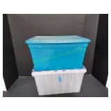 (2) 12 Gallon Storage Totes