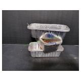 (3) Aluminum Foil Loaf Pans, 3ct