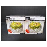 (2) Prodyne Dips On Ice Acrylic Dip Bowl Sets