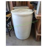 55-Gallon Plastic Barrel