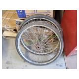 (2) 23" Bicycle Rims & Tires