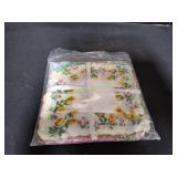 Vintage Cotton Floral Handkerchiefs, 10ct