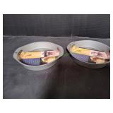 (2) Bakers Secret 8" Non-Stick Round Cake Pan