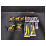 New Tape Measures & More