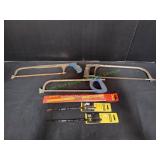 (3) Hacksaws & (4) Hacksaw Blades