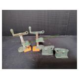 (2)Adjustable Clamp Iron Tools &(2)3/4 Pipe