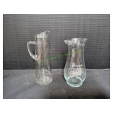 10.5" Prohibition Clear Glass Pitcher & More