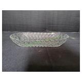 10" Indiana Glass Oval Bread Dish