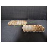 (2) Heavy Duty Aluminum Cornbread Muffin Pans