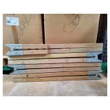 (2) Pair of Wooden Saw Horse Legs