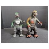 (2) Godzilla Figures