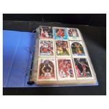 Binder of Basketball Cards