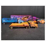 (4) Diecast Truck & Trailers