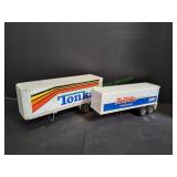 (2) Vintage Diecast Trailers