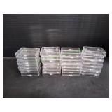 (28) Plastic Trading Card Cases