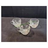 (23) Glass Punchbowl Cups