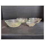(4) Glass Serving Bowls