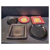 (2) Dinner, (2) Salad & (2) Dessert Plates