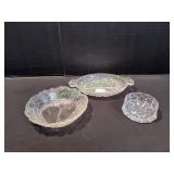 (3) Glass Serving Dishes