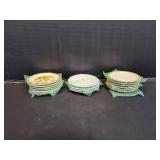 (16) Different Stoneware Saucers
