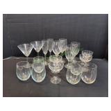 Wine Glasses, Martini Glasses & More