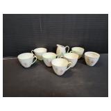 (6) Arzberg Teacups w/ Creamer & Sugar Bowl