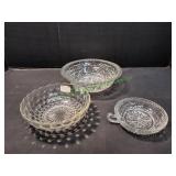 (3) Glass Serving Bowls