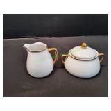 Silesia Creamer & Sugar
