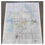 1981 Fort Riley Military Installation Map