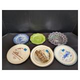 Ways Beaded Swirl Berry Bowl w/ Decorative Plates