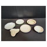 (4) Saucers w/ (2) Small Serving Dishes