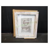 10"x12" Keep Live Simple Framed Wall Art