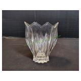 Vintage 6" Gorham Crystal Lotus Vase
