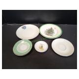 (3)Saucers w/(2)Dessert Plates&Hollie Hobbie