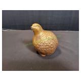 Vintage 6" Metal Quail