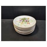 8" Noritake Mystery #164 Salad Plates, 10ct