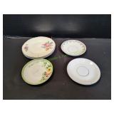 (3) Saucers w/ (3) Dessert Plates
