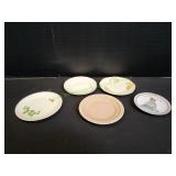(5) Dessert Plates & (1) Decorative Plate