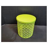 Lime Green Small Metal Side Table