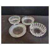 (4) Glass Candy Dishes