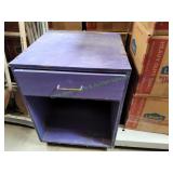Purple Rolling Storage Cart